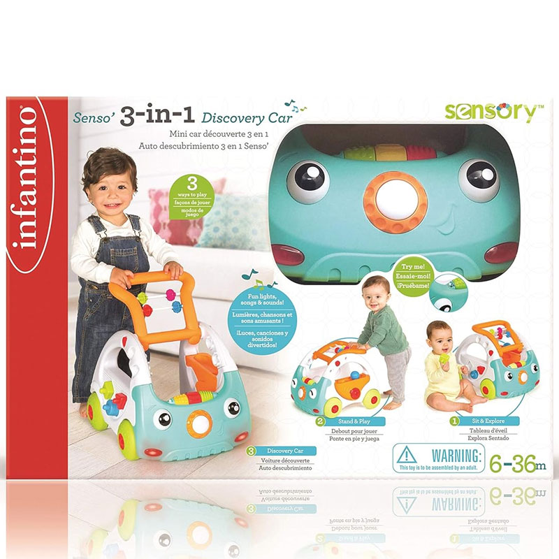 Infantino 3-in-1 Discovery Car 6-36m