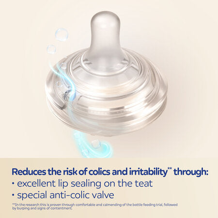 Canpol Babies Anti-colic Dual-Zone Teat Natural Shape 0m+ 2 pcs