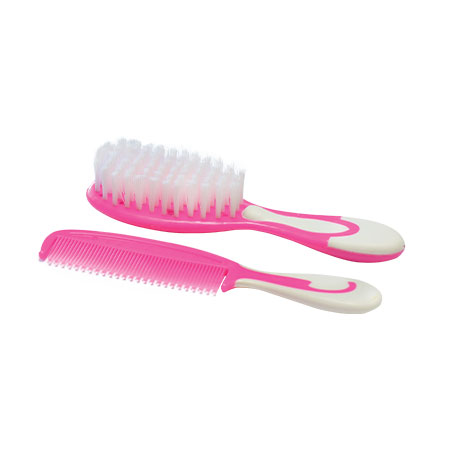 Brush and Comb Set Pink