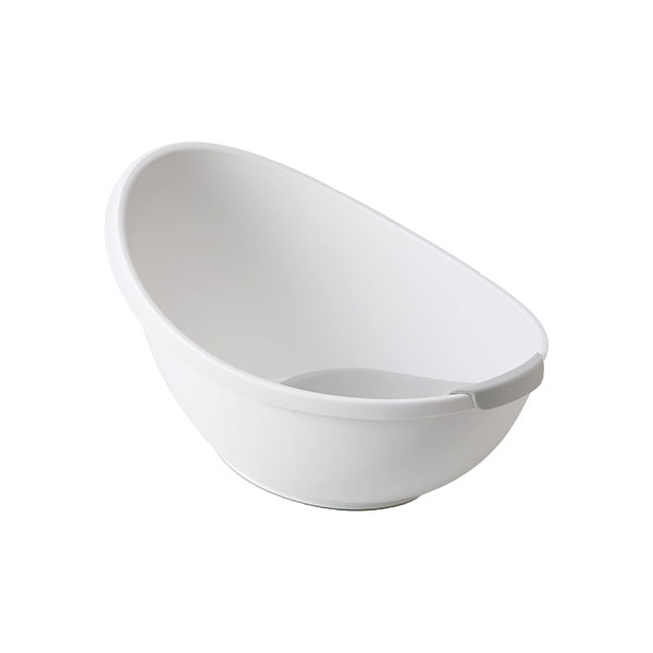 Optimal Egg-Shaped Baby Bathtub with a Back Support