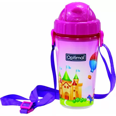 Silicone Straw Cup Pink