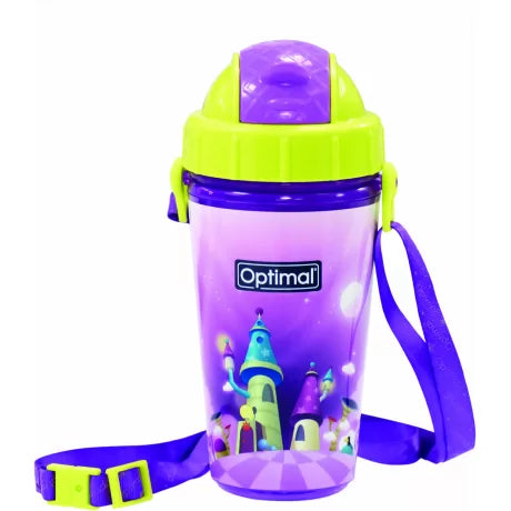 Silicone Straw Cup Purple