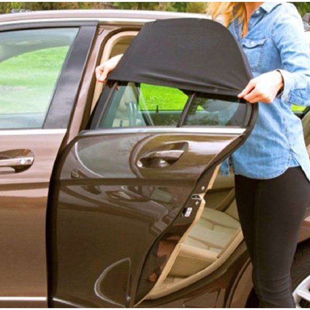 2-piece car side window curtain sunshade