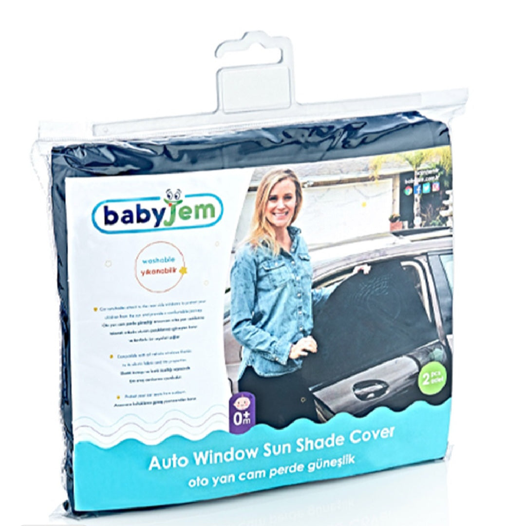 2-piece car side window curtain sunshade