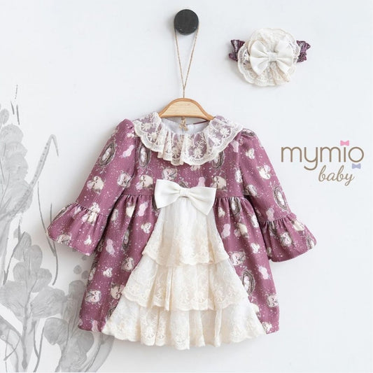 Long sleeve dress 2 pieces set (6-9 m)