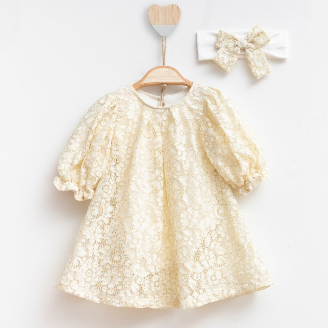Long sleeve dress 2 pieces set (0-3 m)