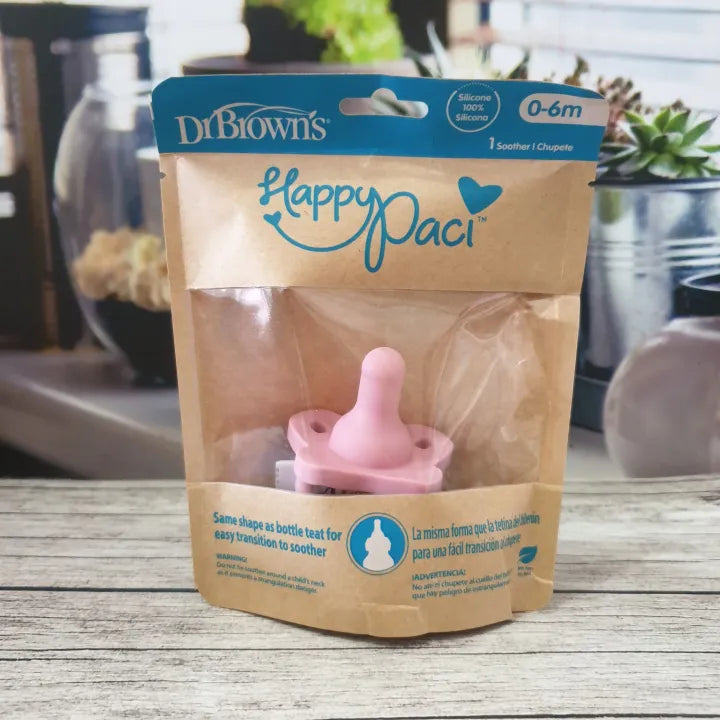 Happy Paci One Piece Silicone Pacifier