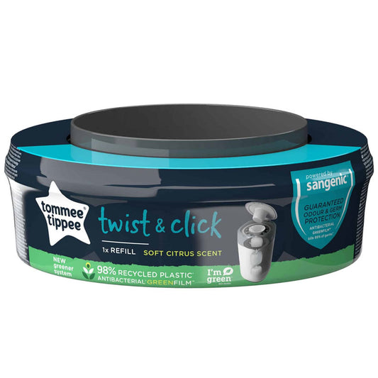 Tommee Tippee twist and click 1x refill pack of trash bin bags