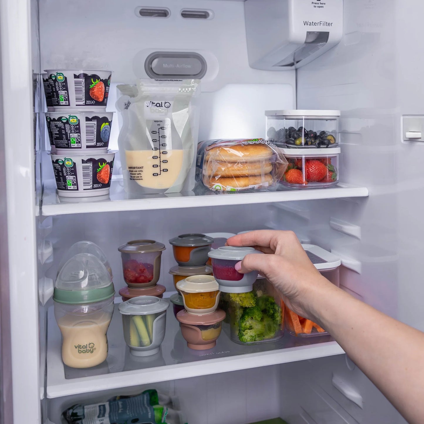 Vital baby store&wean pots 120ml 4m+