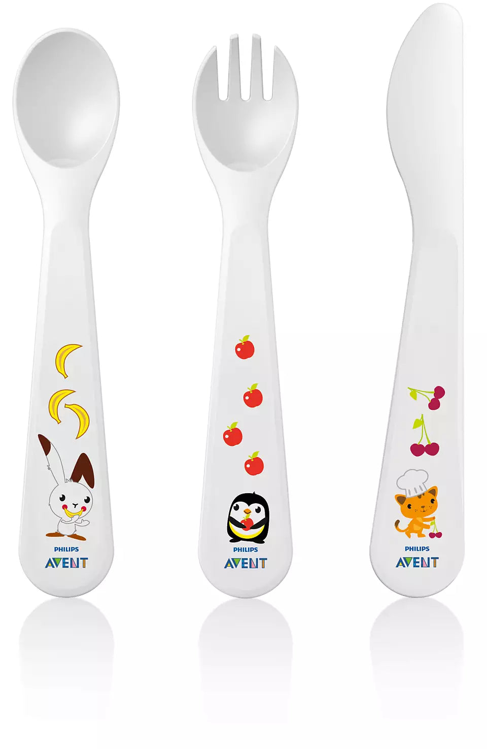 Toddler fork, spoon and knife 18m+