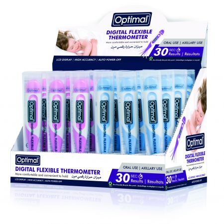 Digital Flexible Thermometer 30Sec pink