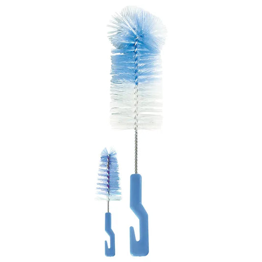 Brush Set For Feeding Bottles & Nipples - 2pcs - Blue