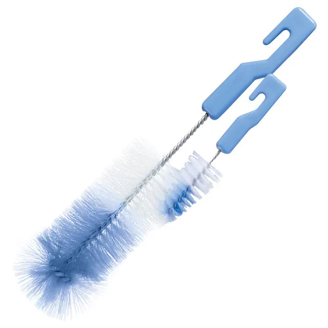 Brush Set For Feeding Bottles & Nipples - 2pcs - Blue