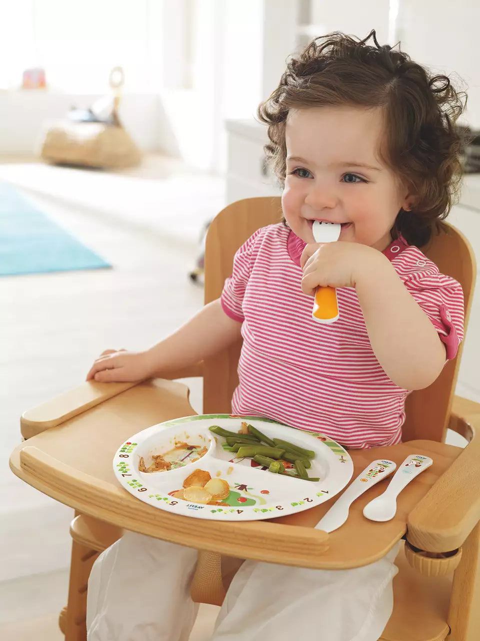 Toddler fork, spoon and knife 18m+