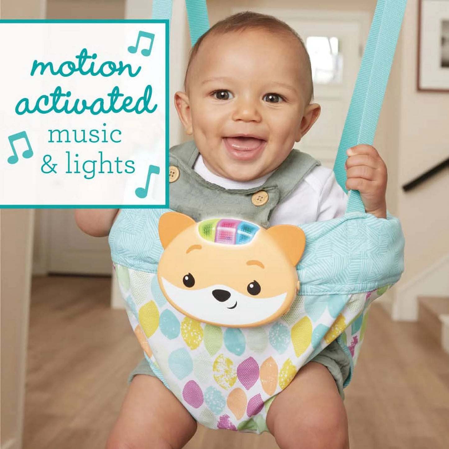 Infantino 2 in 1 music&lights doorway jumper 4m