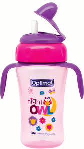 Optimal P.P silicone spout cup with handle 260ml 12m+