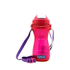 Optimal Silicone Straw Bottle 500ML 12m+
