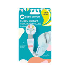 Bebe Confort Elidou Elephant Pacifier Clip 0m+