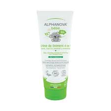 Alphanova BB Crème de liniment certifiée bio – Soin bébé 4 en 1