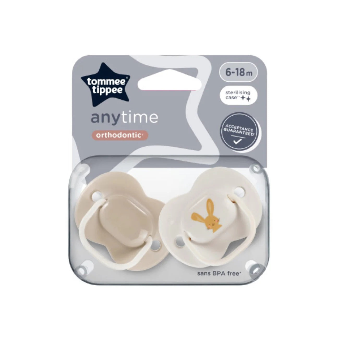 Tommee Tippee anytime orthodontic 6-18m