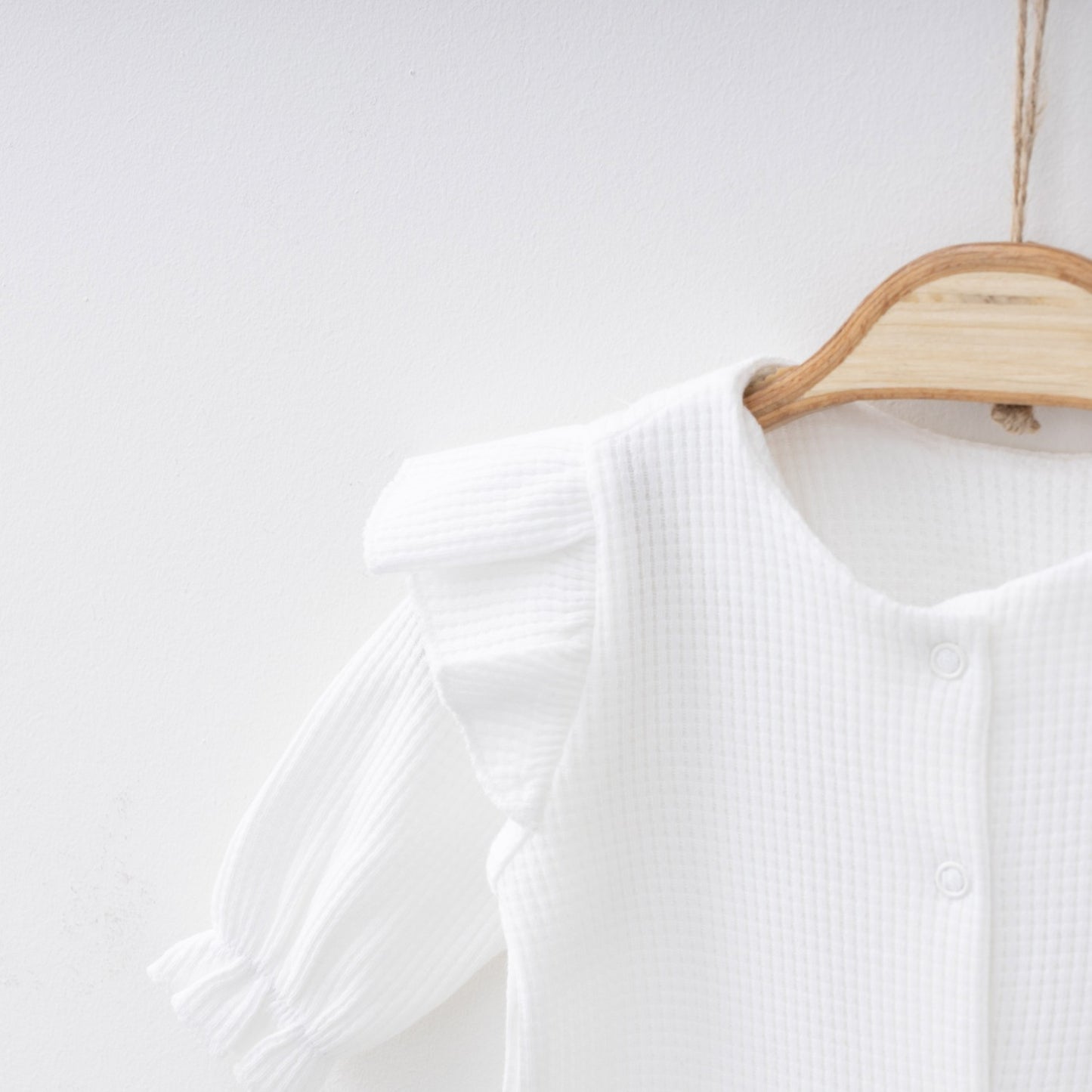 Baby girl waffle 2 pieces overall set (0-3 m)