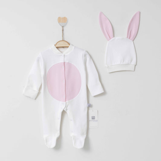 Baby girl 2 pieces overall set (newborn)