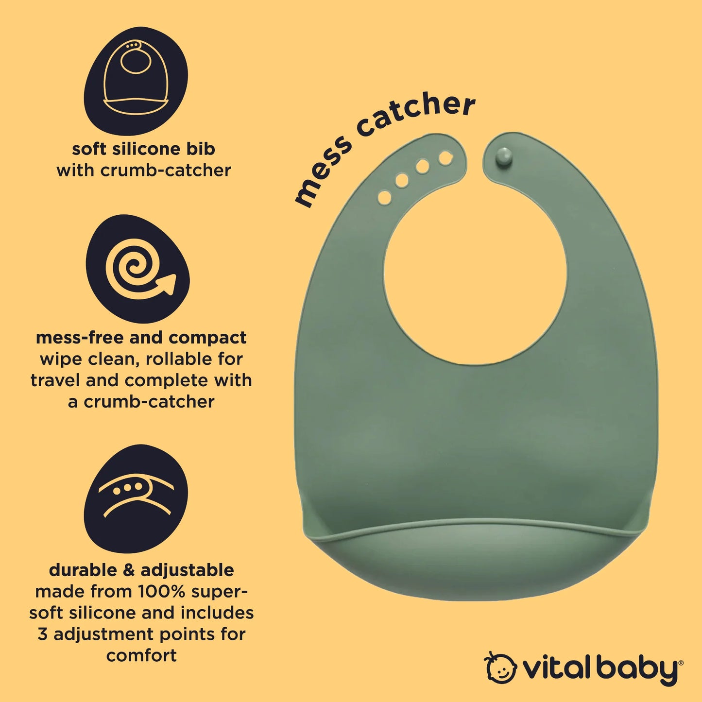 Vital baby mess catcher 4m+