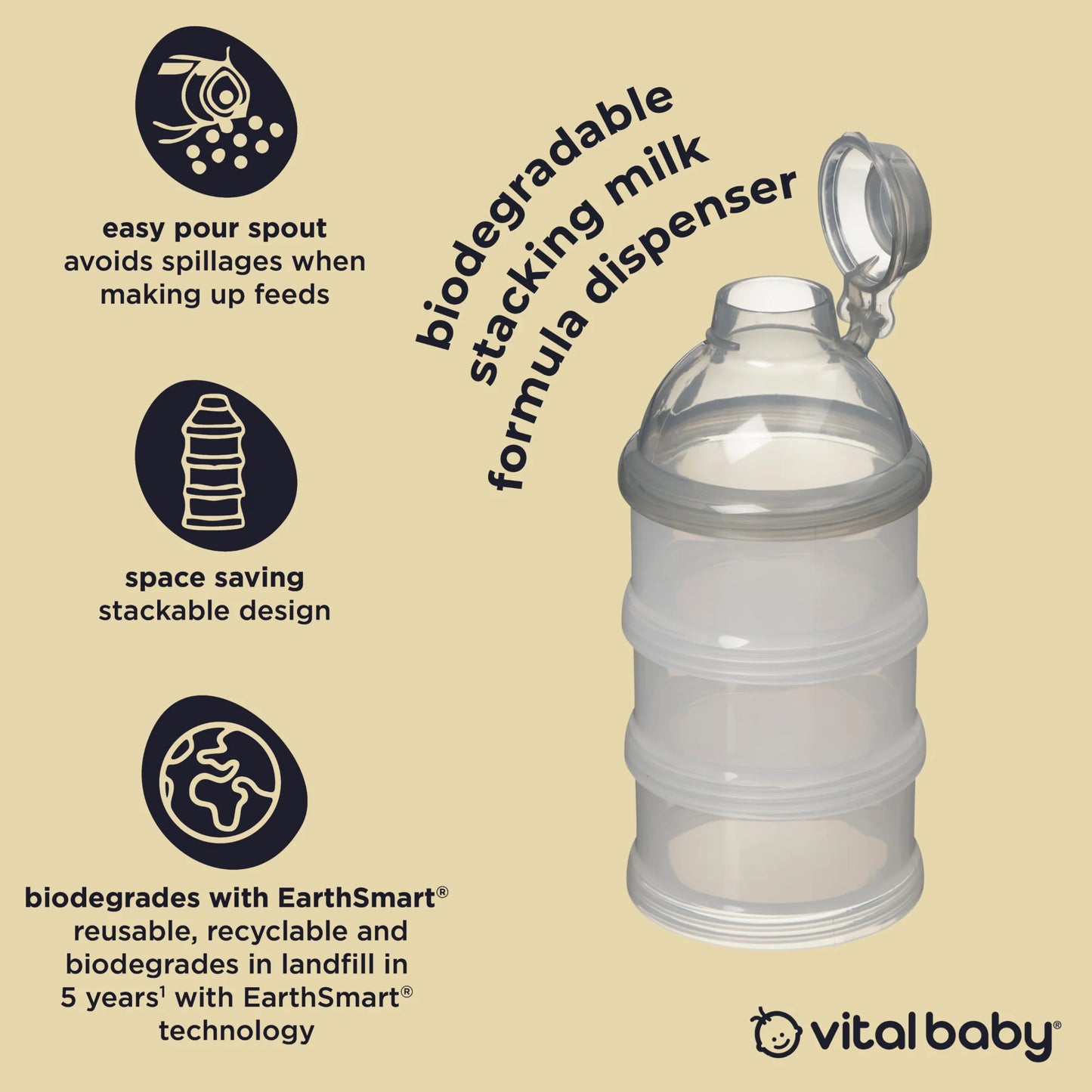 Vital baby stacking milk formula